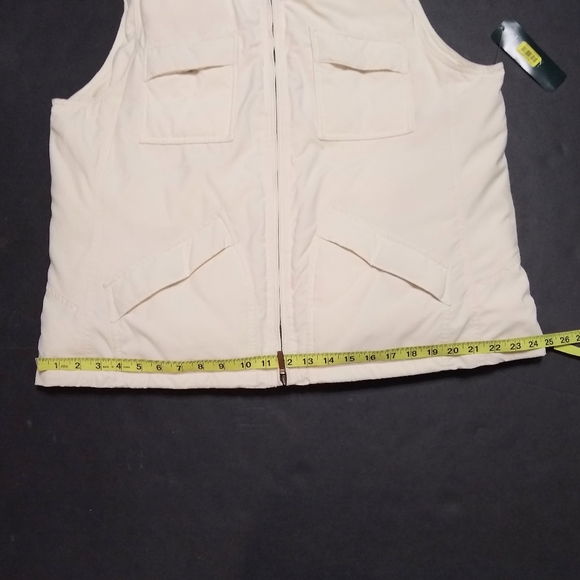 LAUREN RALPH LAUREN down blend NWT Arctic Nights vest Tundra Cream, 1X - Picture 12 of 16